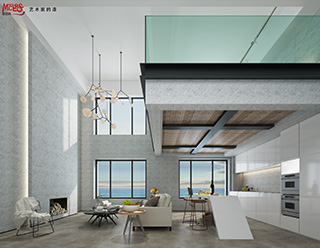 慕凱風稻草漆藝術涂料室內外墻漆復古創意質感裝飾水泥泥草墻面漆